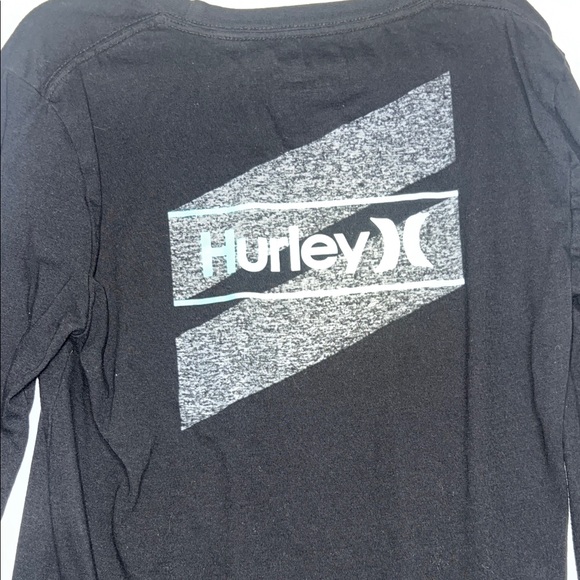 Boys Hurley Kids' Long Sleeve Tees - Blue, Black, Maroon - Picture 8 of 10